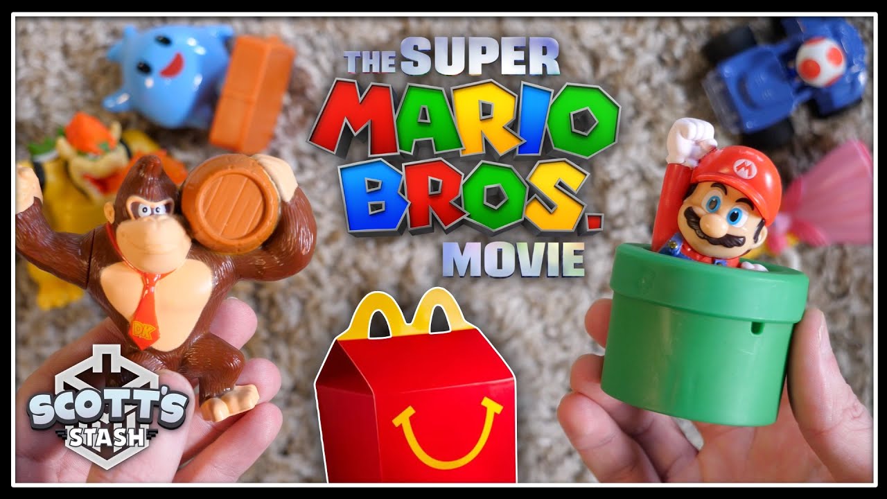 The Super Mario Bros. Movie Happy Meal Toys